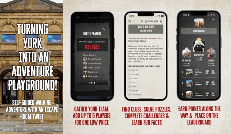 York: City Walking Tour & Exploration Game - Exploring York Through a Self-Guided Puzzle Adventure