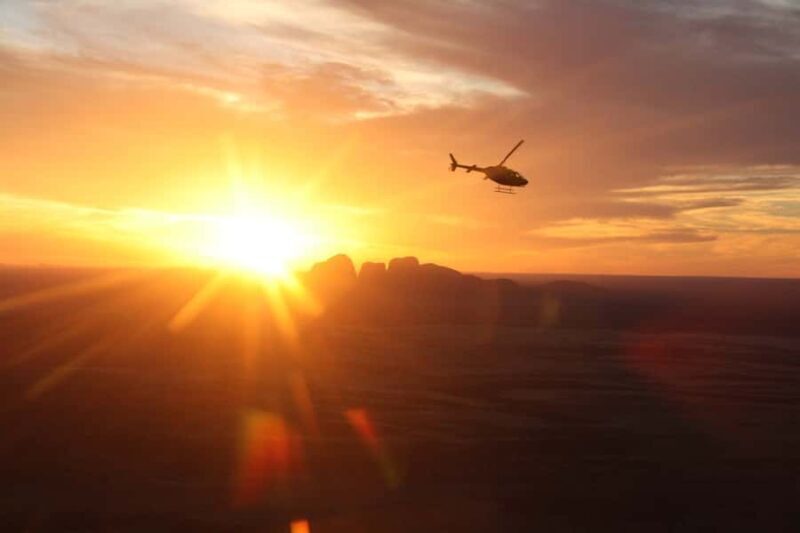 Yulara: Uluru and Kata Tjuta Sunset Helicopter Tour - The Scenic Flight Itself