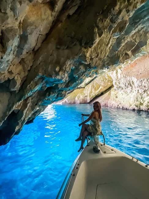 Zakinthos: Shipwreck Beach and Blue Caves Land and Sea Tour - White Beach: Your Final Swim Stop on the Water