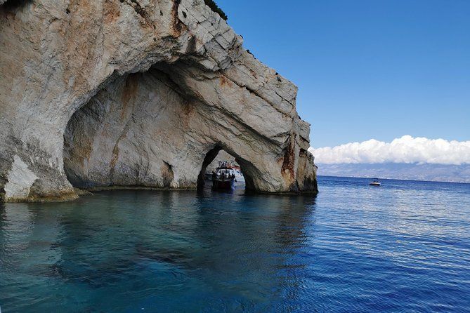 Zakynthos All Day Tour Shipwreck beach, view point-Blue Caves - Porto Vromi beach (or Agios Nikolaos): the gate to the water time