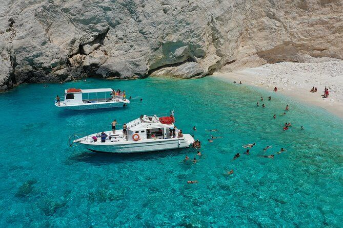 Zakynthos boat tour:Shipwreck& Local blue caves with 3 Swim Stops - Choosing Morning or Afternoon: Match It to Your Day