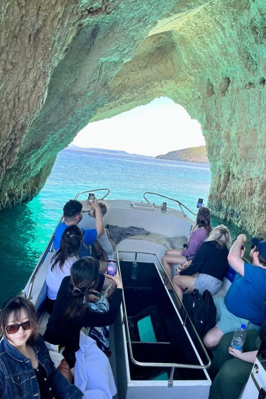 Zakynthos: Shipwreck Beach with Blue Caves Land & Sea Tour - Shipwreck Beach by boat: photos and optional swimming