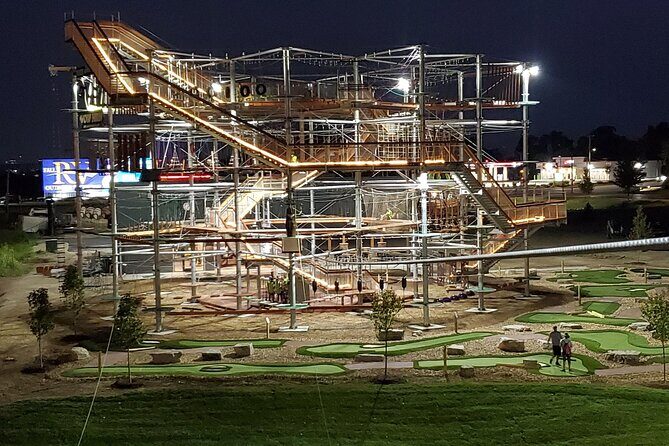 Zipline and Adventure Tower at Ryze Adventure in Missouri - Duration, Group Size, and Cost